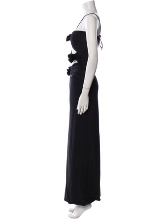 Maygel Coronel V-Neck Long Dress