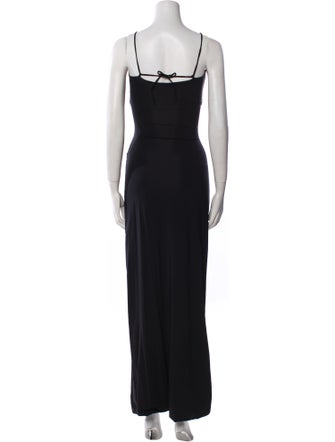 Maygel Coronel V-Neck Long Dress