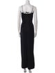 Maygel Coronel V-Neck Long Dress
