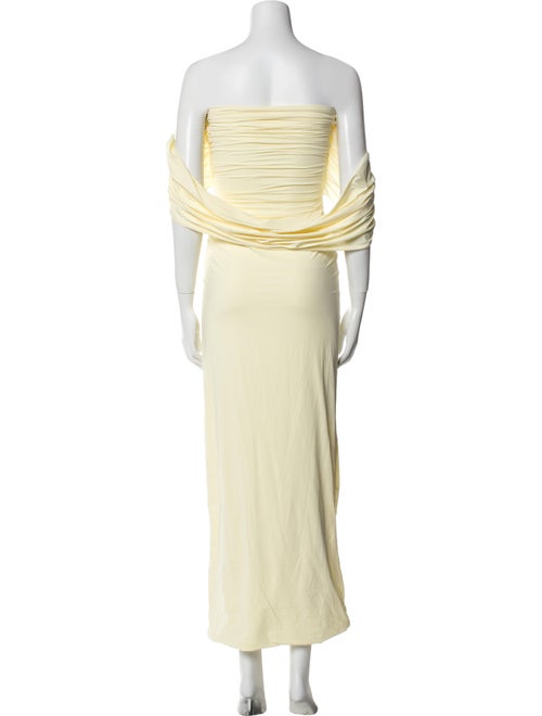 Maygel Coronel Strapless Long Dress