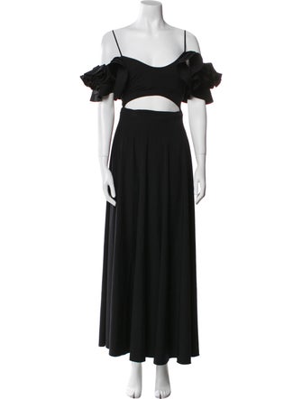Maygel Coronel Off-The-Shoulder Long Dress