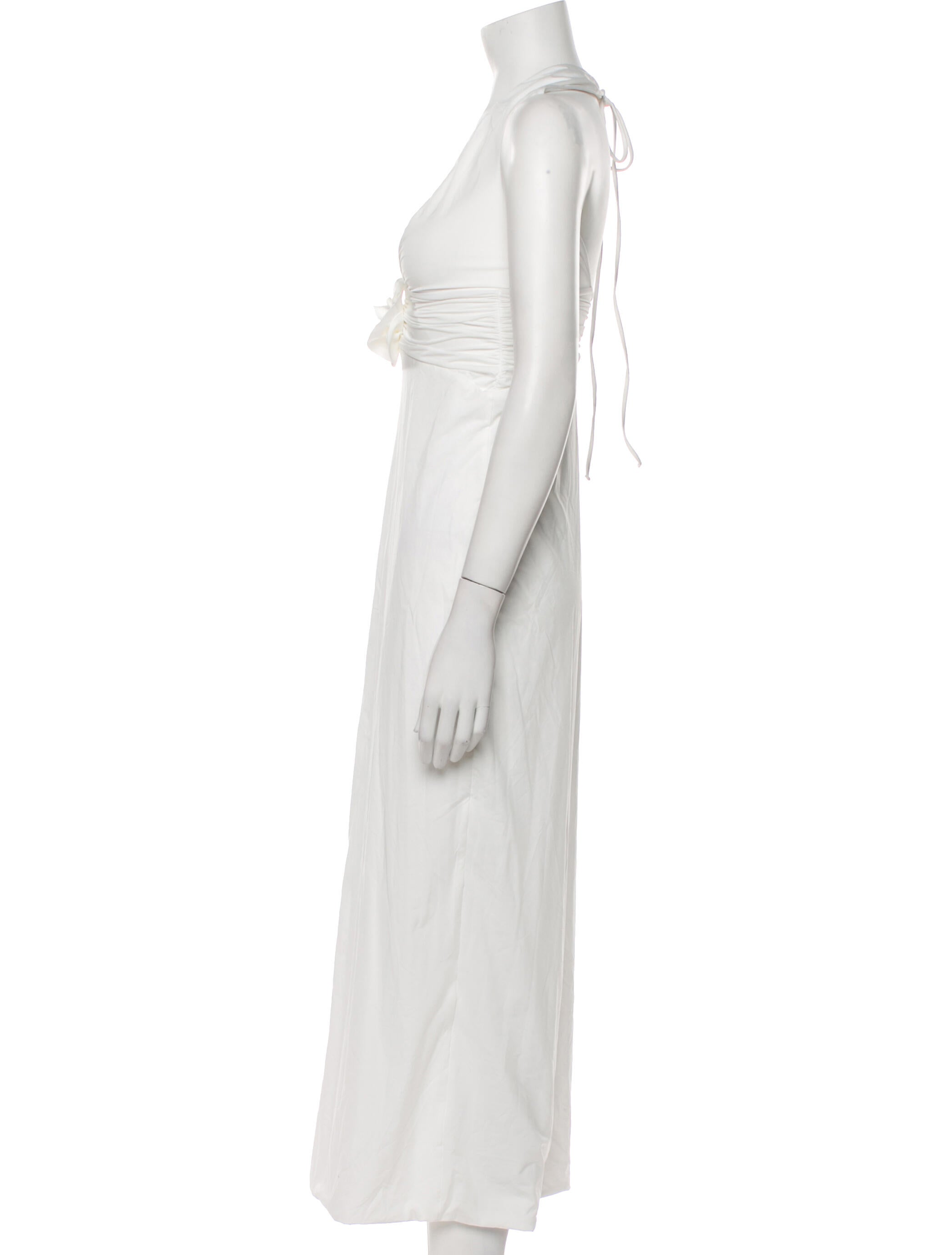 Maygel Coronel V-Neck Long Dress