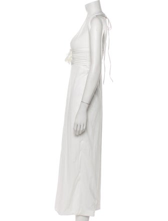 Maygel Coronel V-Neck Long Dress