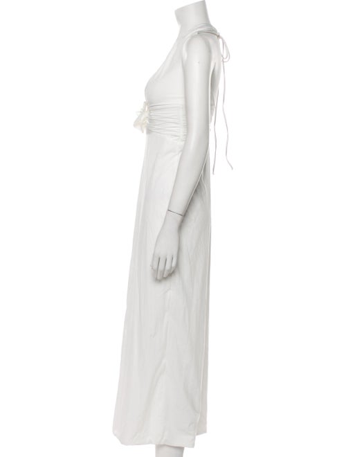 Maygel Coronel V-Neck Long Dress