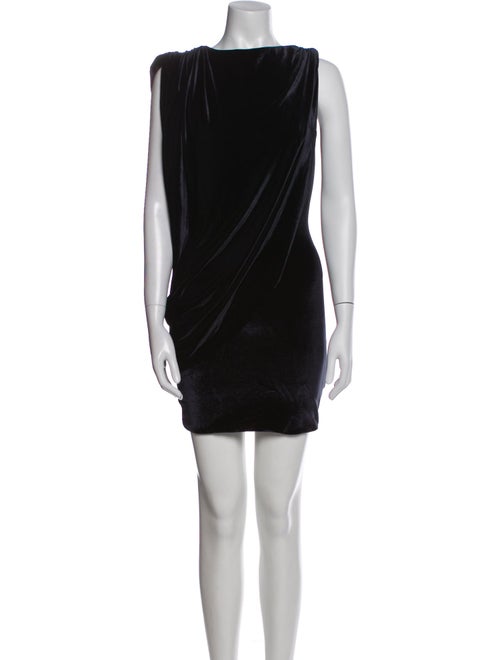 Maygel Coronel Velour Mini Dress