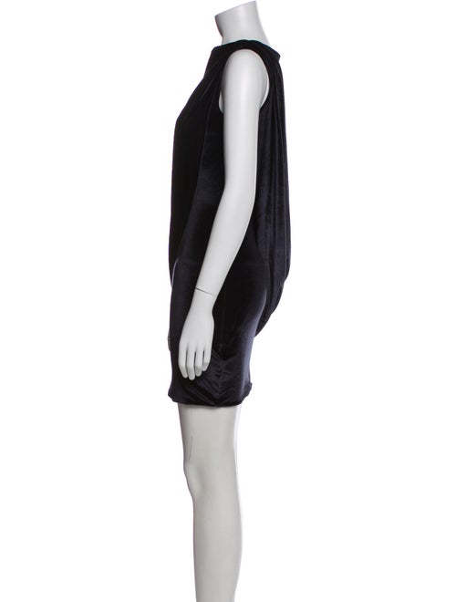 Maygel Coronel Velour Mini Dress