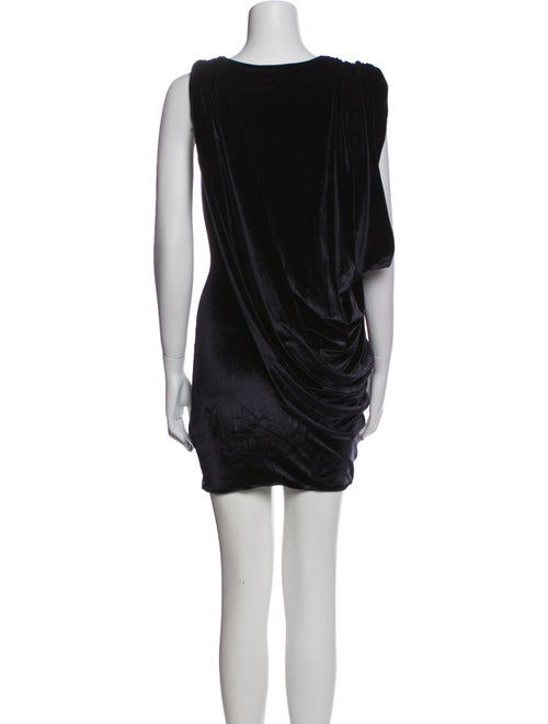 Maygel Coronel Velour Mini Dress