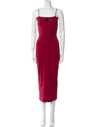 Maygel Coronel Square Neckline Long Dress