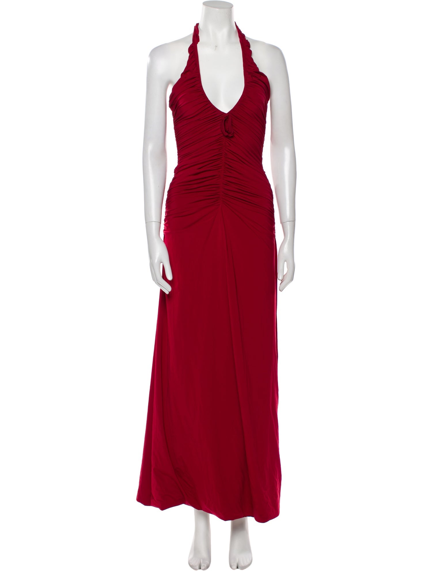 Maygel Coronel Halterneck Long Dress