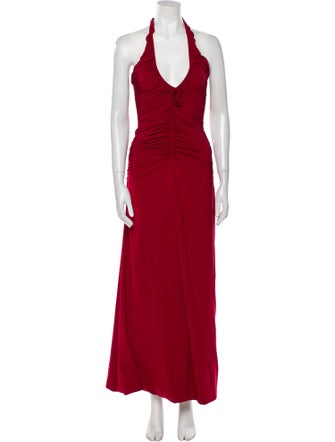 Maygel Coronel Halterneck Long Dress