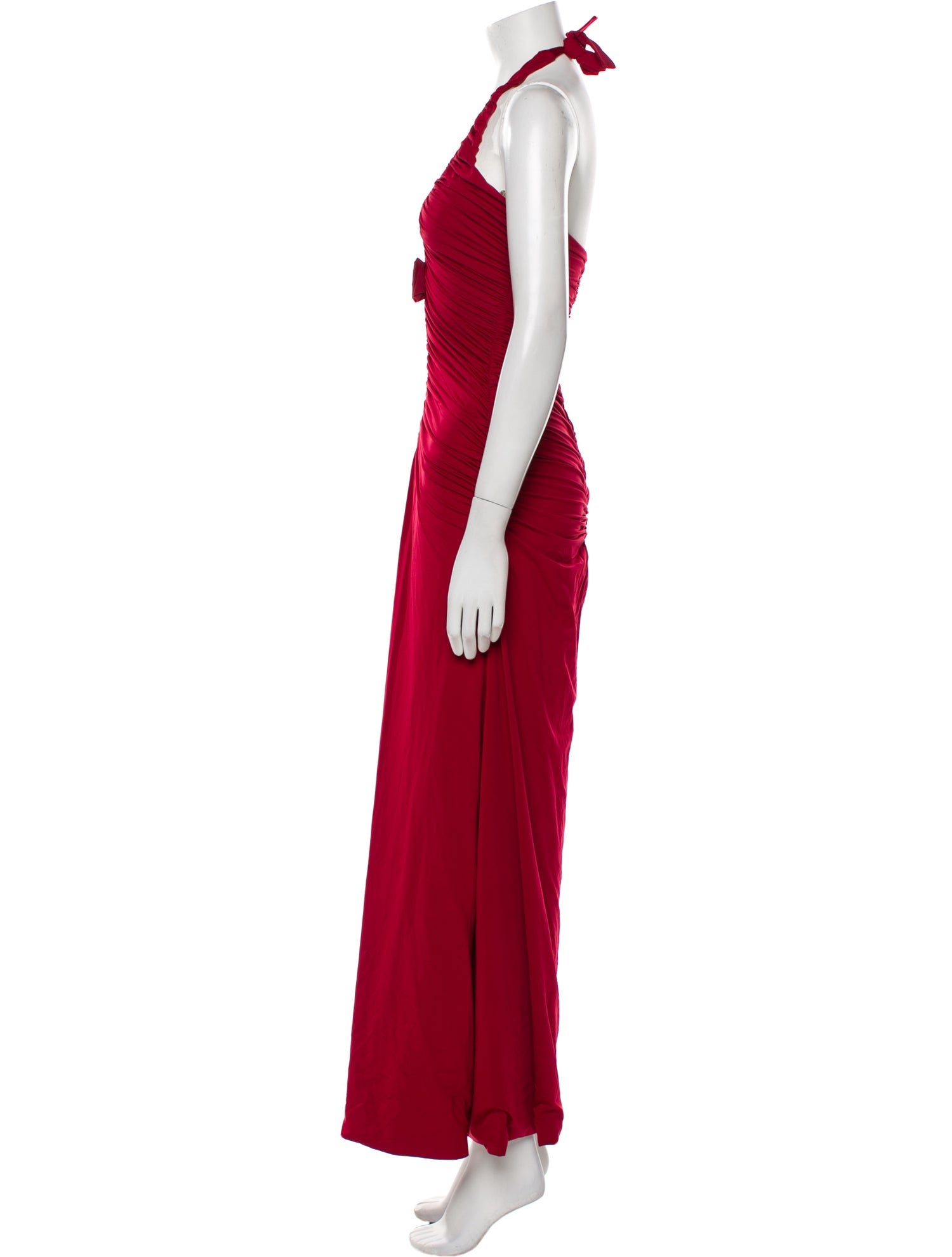 Maygel Coronel Halterneck Long Dress