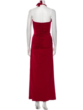 Maygel Coronel Halterneck Long Dress