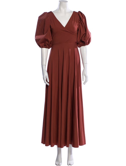 Maygel Coronel V-Neck Long Dress