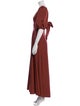 Maygel Coronel V-Neck Long Dress