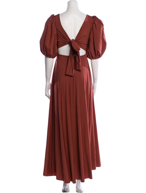 Maygel Coronel V-Neck Long Dress