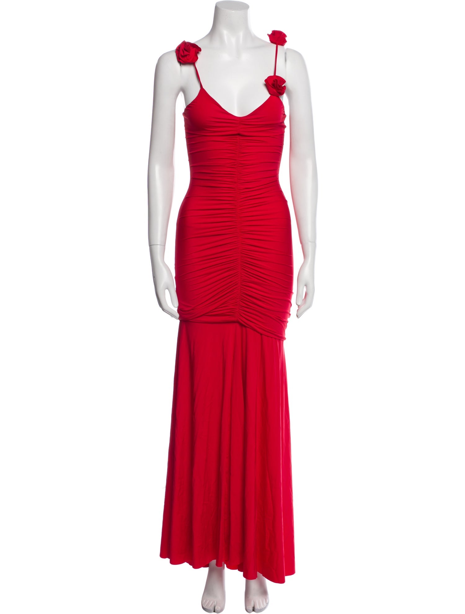 Maygel Coronel V-Neck Long Dress