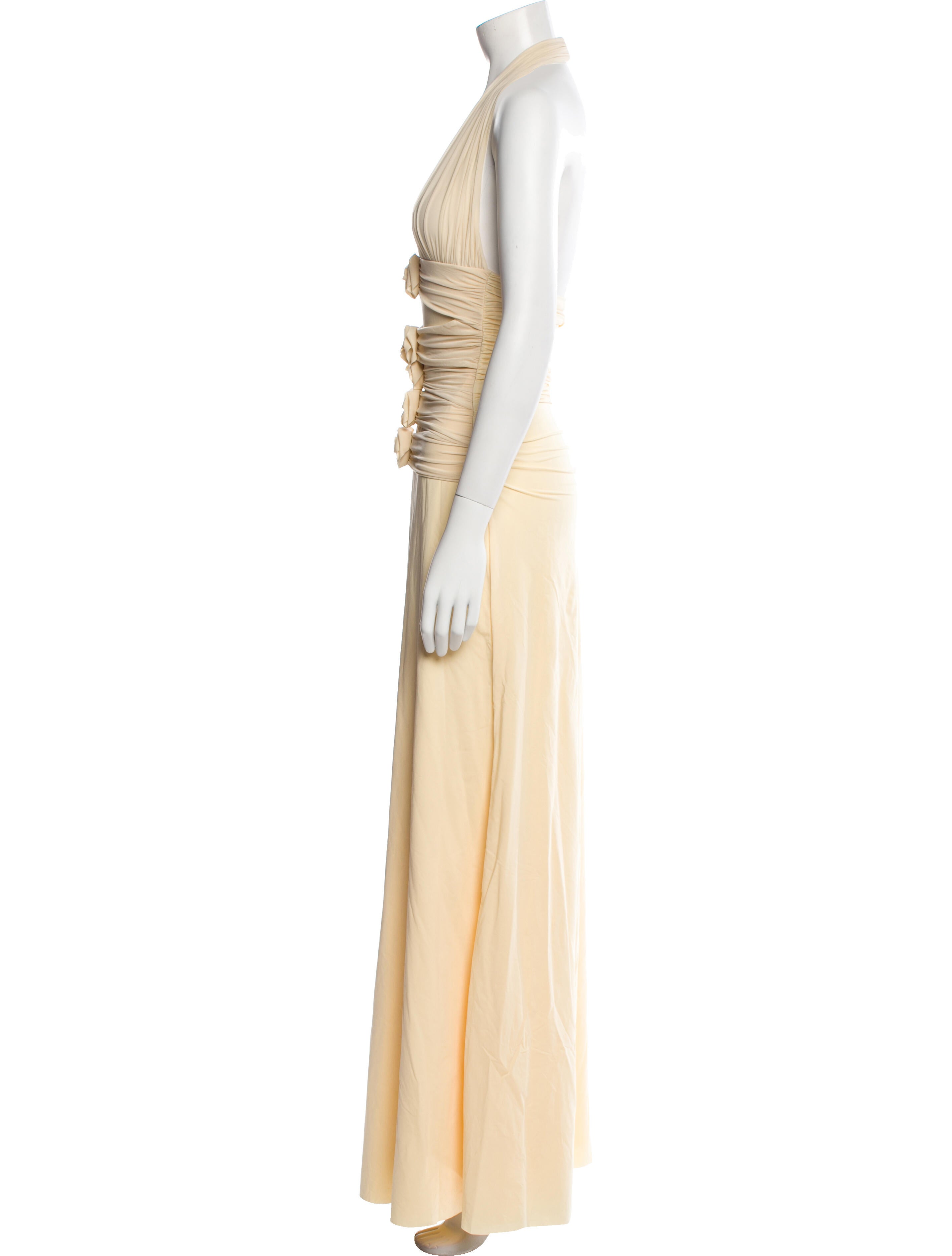 Maygel Coronel Halterneck Long Dress