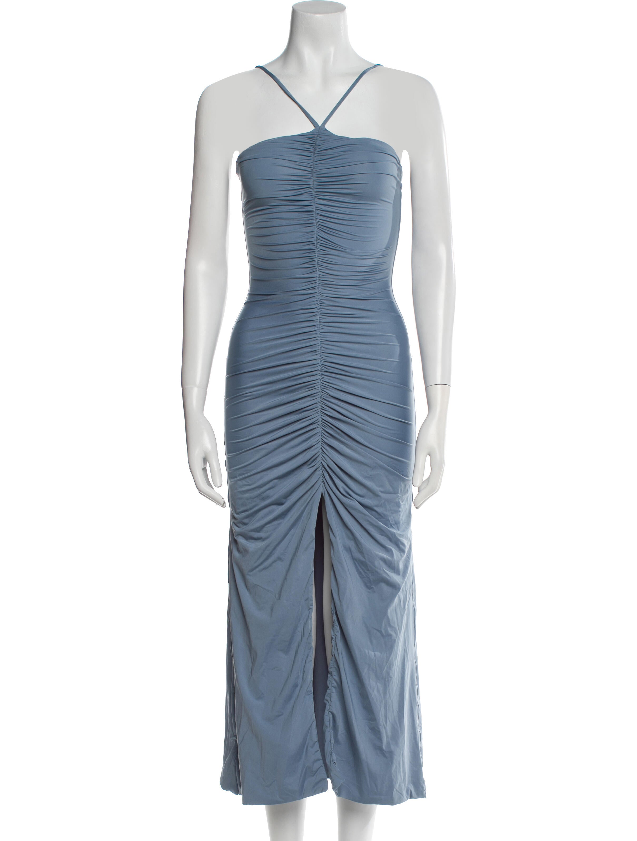 Maygel Coronel Halterneck Midi Length Dress