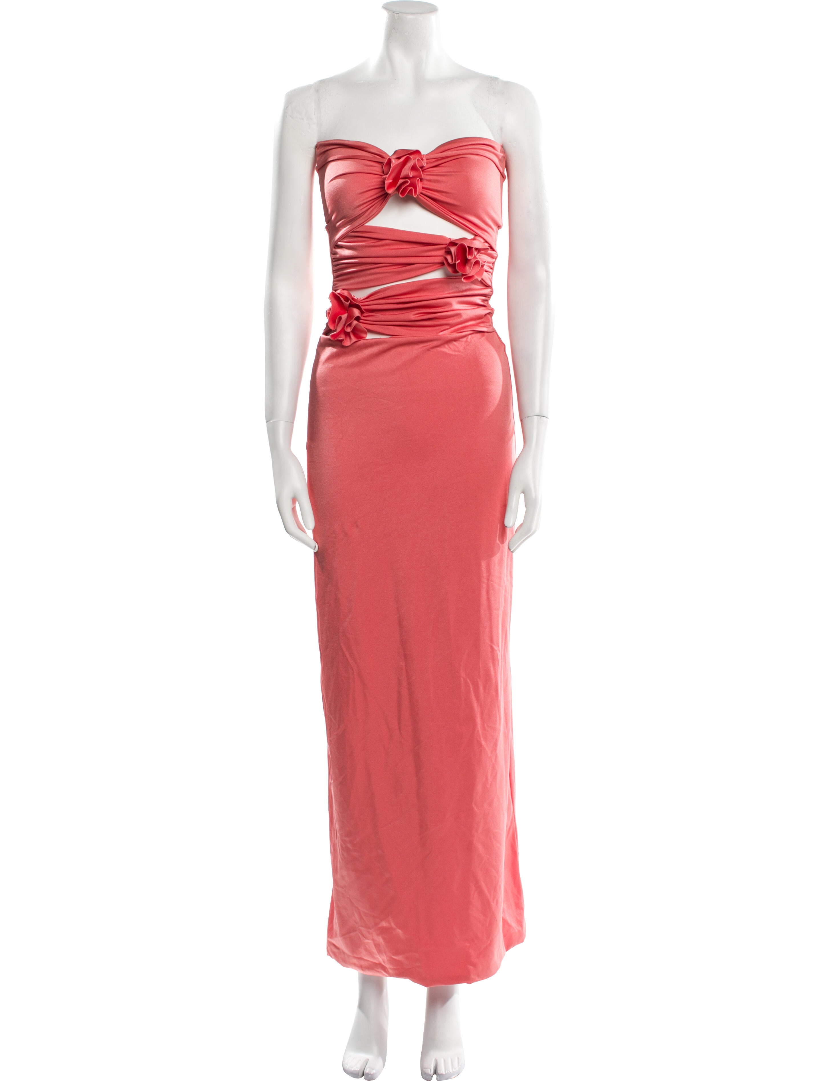 Maygel Coronel Strapless Long Dress
