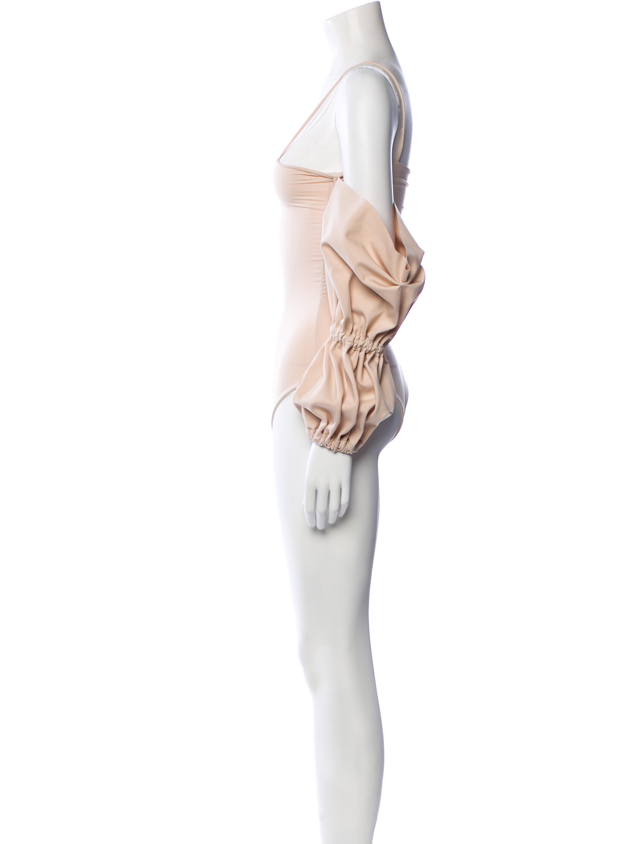 Maygel Coronel Square Neckline Long Sleeve Bodysuit