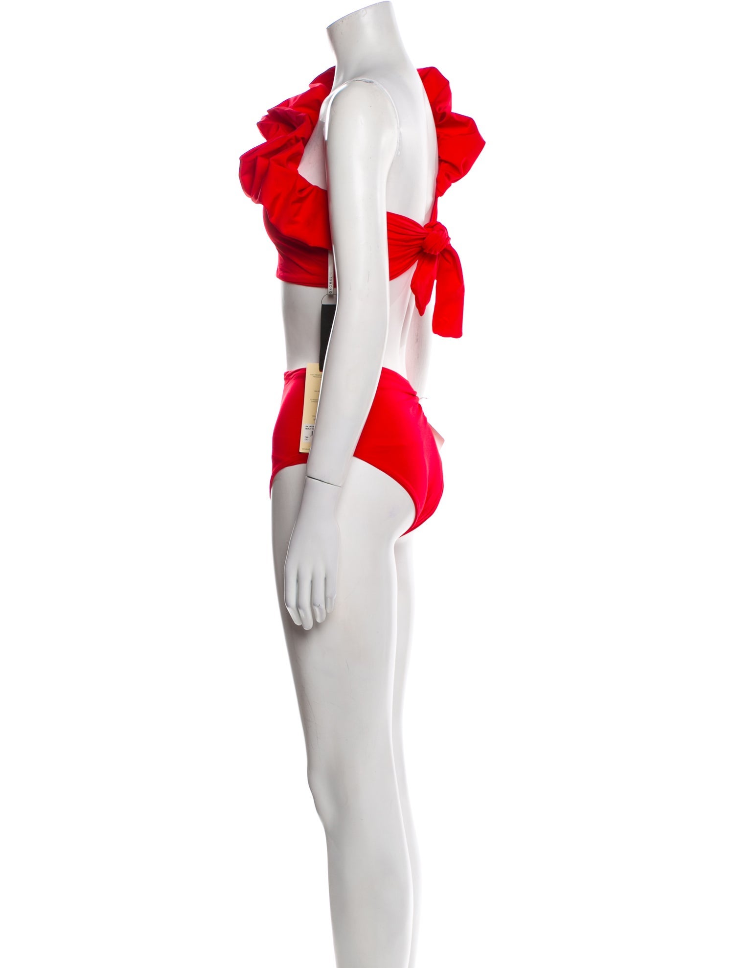 Maygel Coronel Ruffle Embellishment Bikini