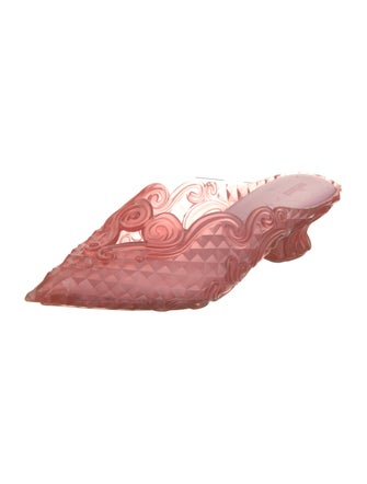 Melissa x Y/Project Rubber Floral Print Mules