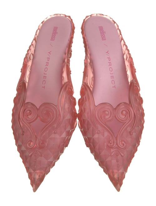 Melissa x Y/Project Rubber Floral Print Mules