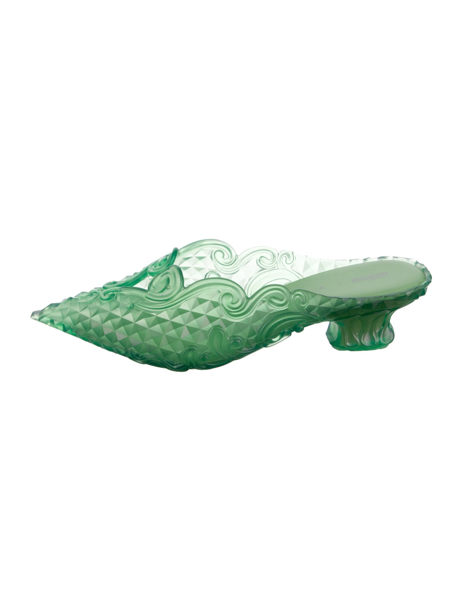 Melissa x Y/Project Rubber Printed Mules - Green Pumps