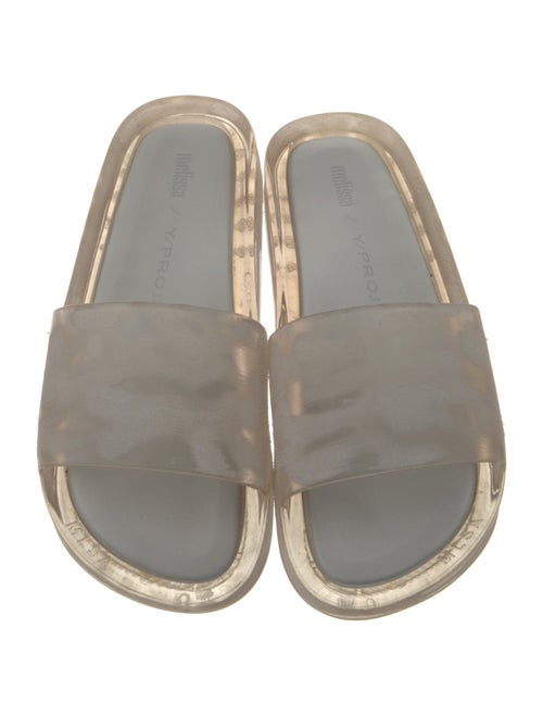 Melissa x Y/Project PVC Embroidered Accent Slides