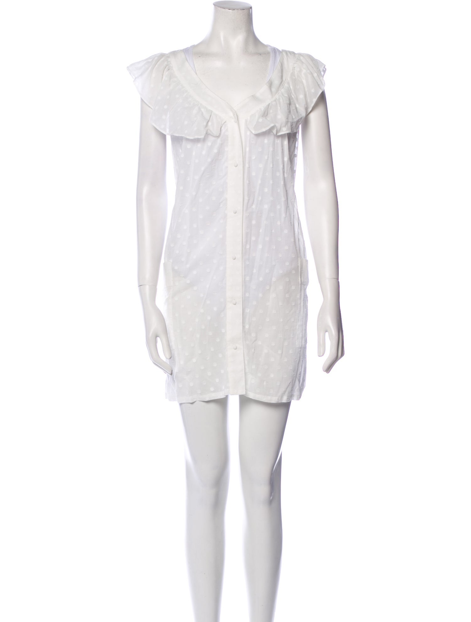 Marysia Resort Polka Dot Print Mini Dress