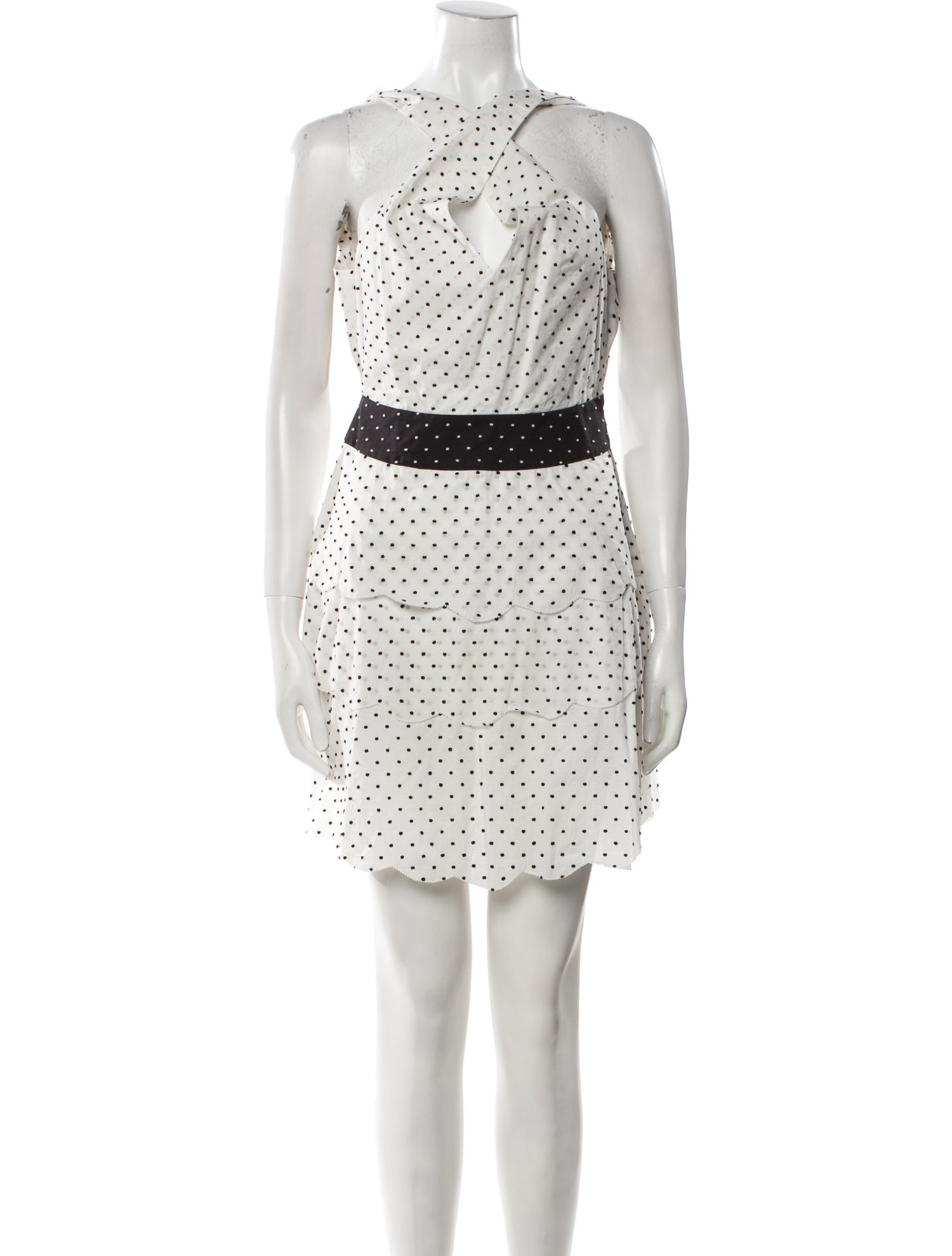 Marysia Resort Polka Dot Print Knee-Length Dress