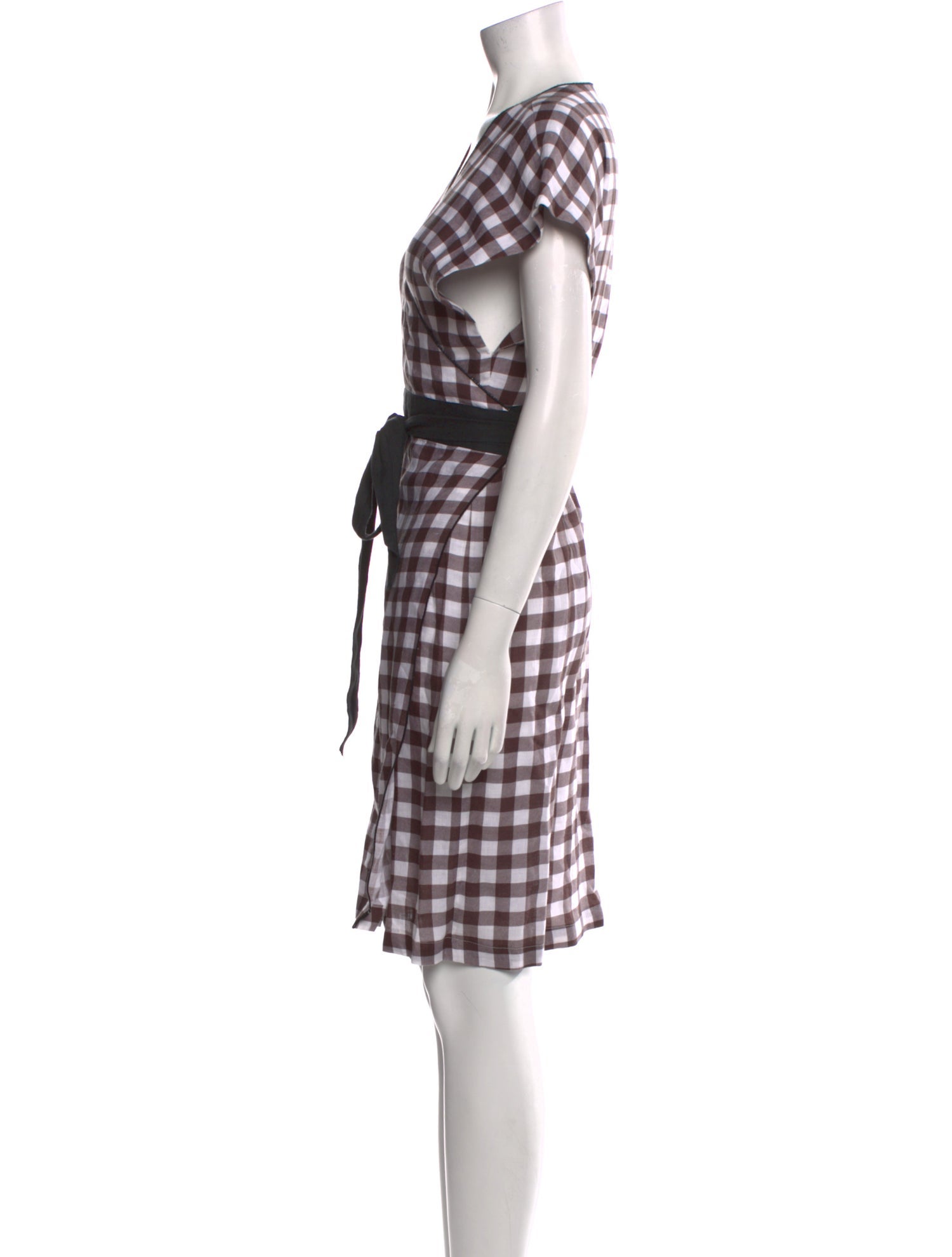 Marysia Resort Plaid Print Knee-Length Dress