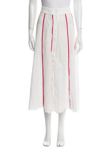 Marysia Resort Skirts Striped Midi Length Skirt XS