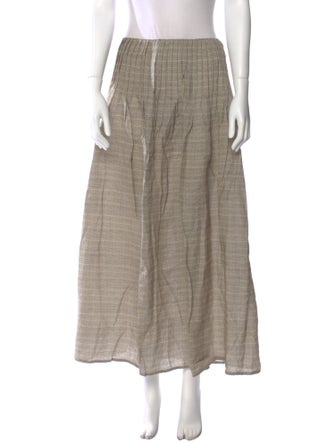 Marysia Resort Striped Midi Length Skirt