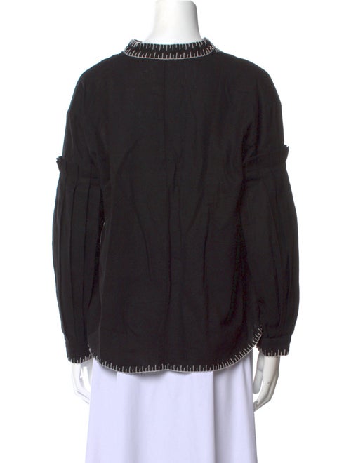 Marysia Resort Linen V-Neck Blouse