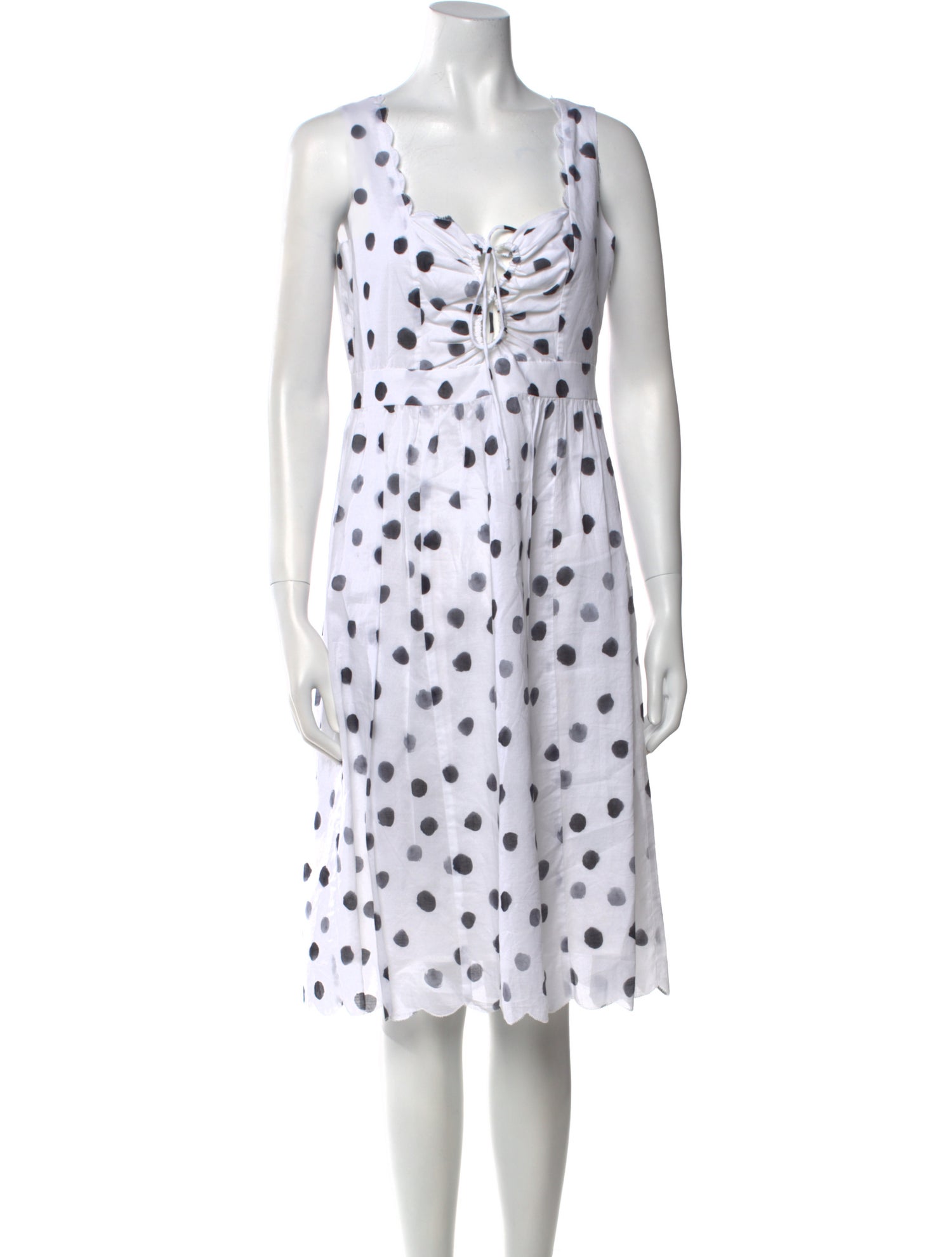 Marysia Resort Polka Dot Print Knee-Length Dress w/ Tags