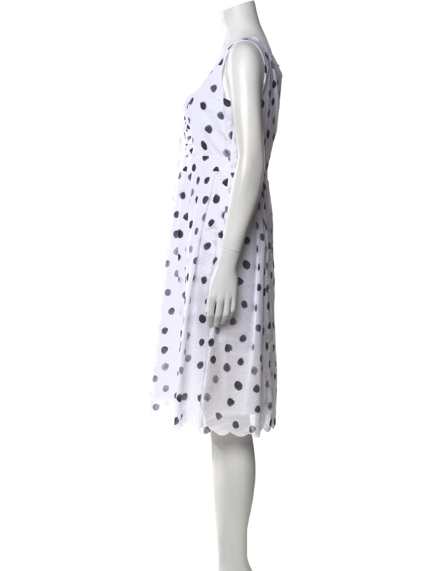 Marysia Resort Polka Dot Print Knee-Length Dress w/ Tags