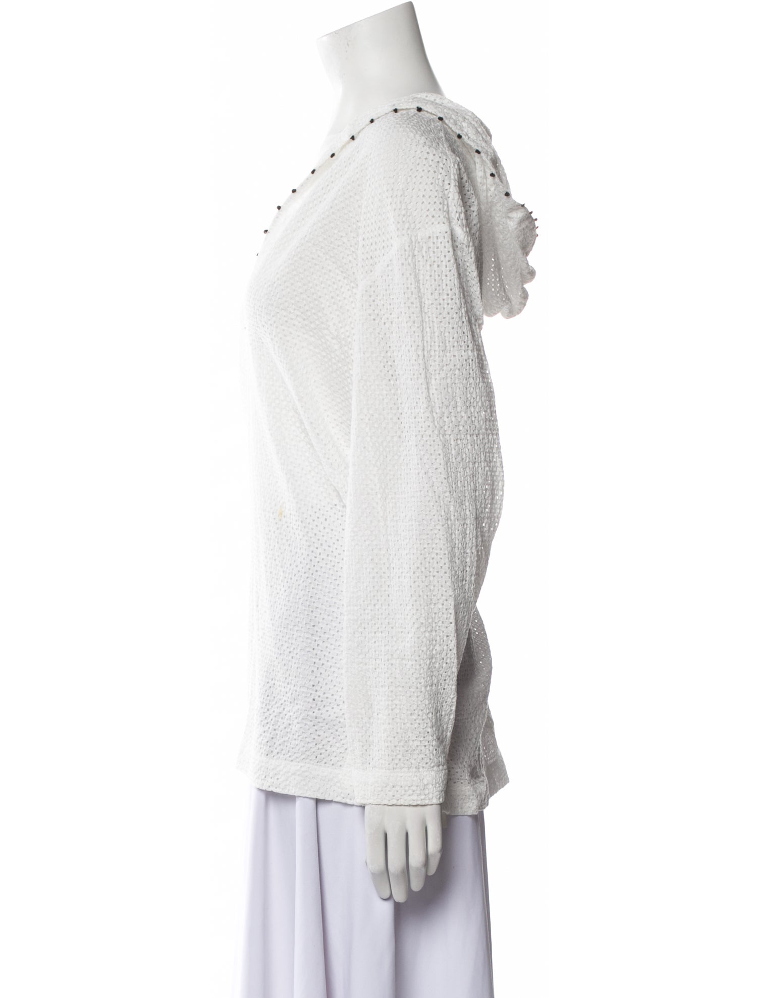 Marysia Resort V-Neck Long Sleeve Sweatshirt