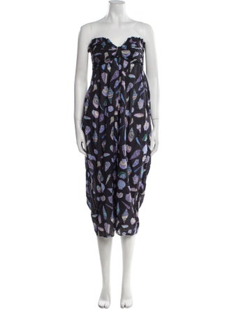 Marysia Resort Printed Strapless Jumpsuit