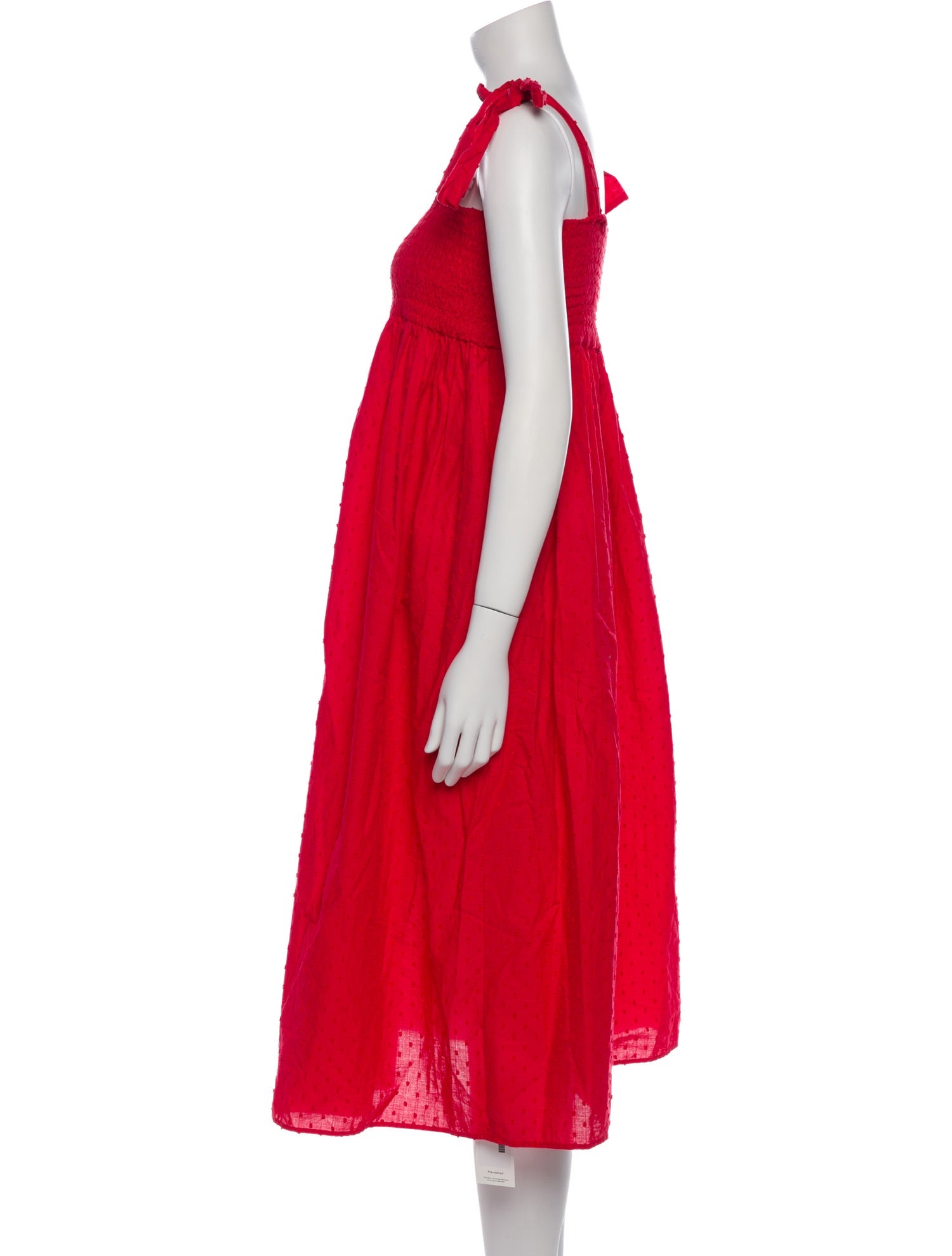 Marysia Resort Square Neckline Midi Length Dress