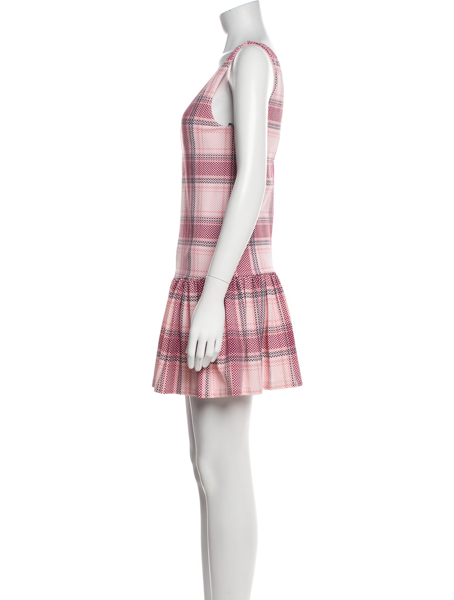 Marysia Resort Plaid Print V-Neck Romper w/ Tags