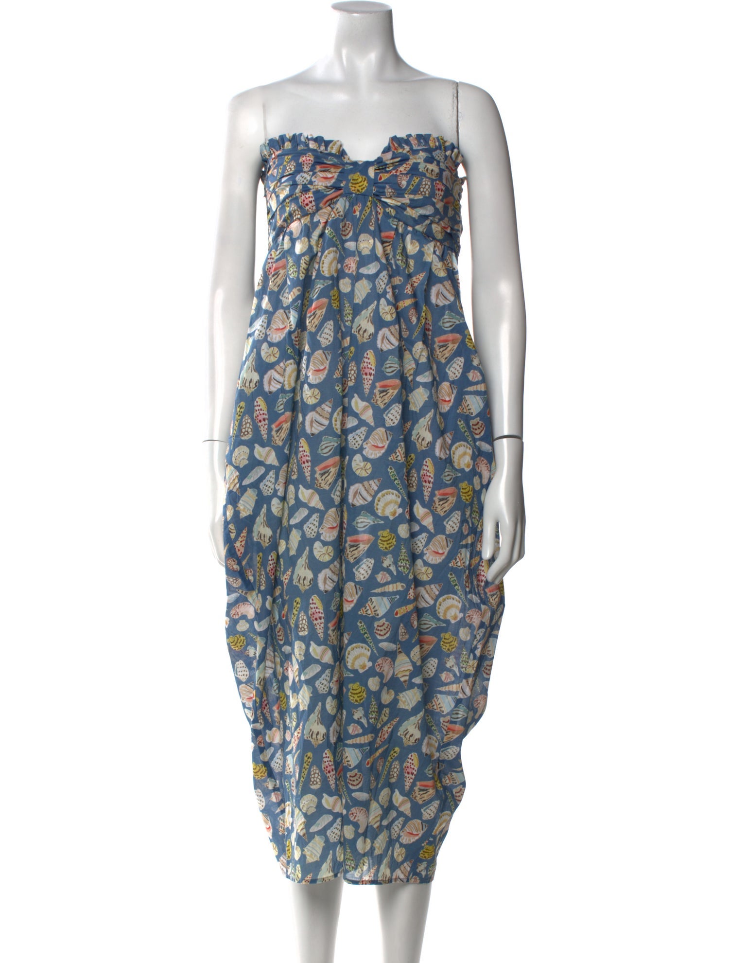 Marysia Resort Printed Strapless Jumpsuit