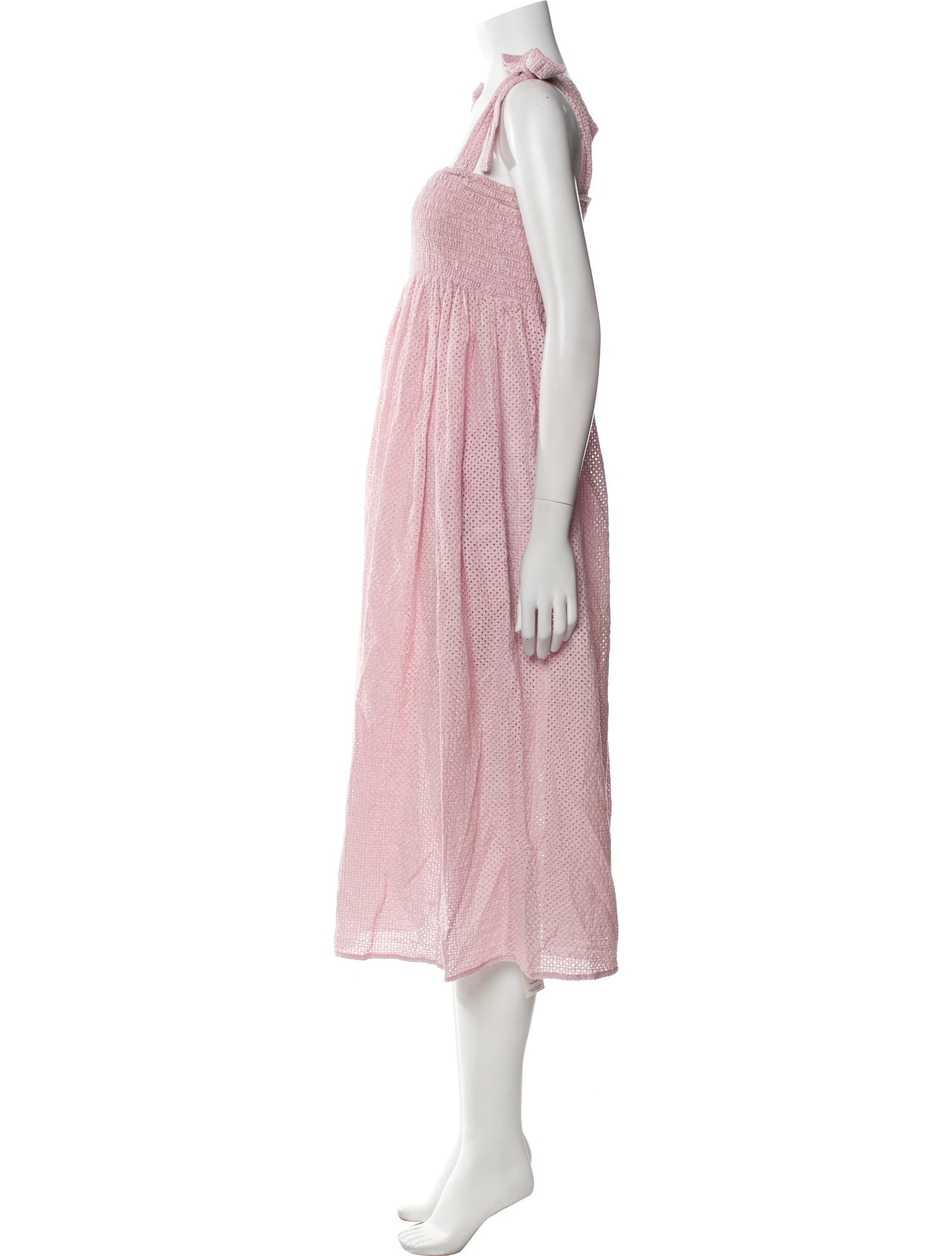 Marysia Resort Square Neckline Midi Length Dress