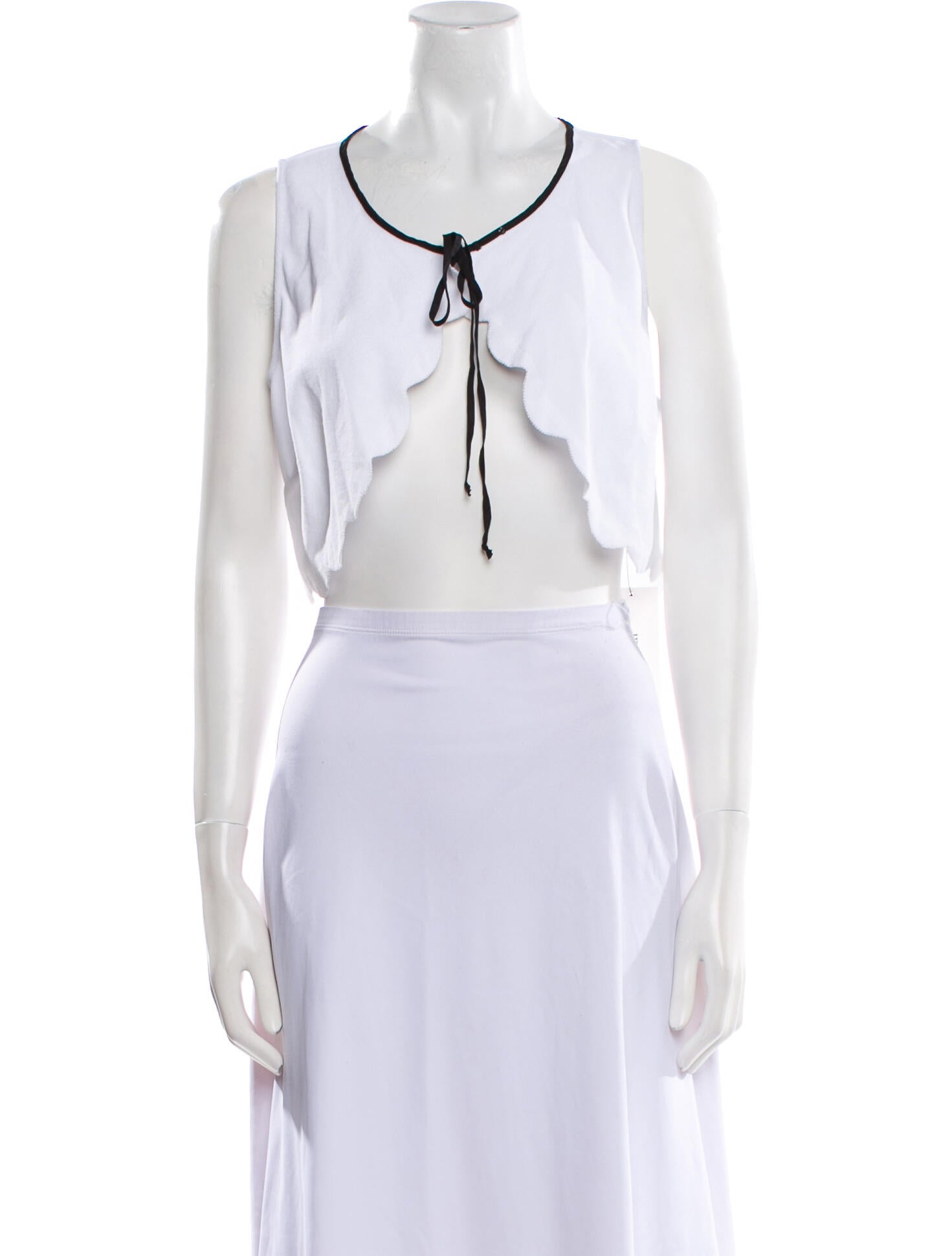 Marysia Resort V-Neck Sleeveless Crop Top