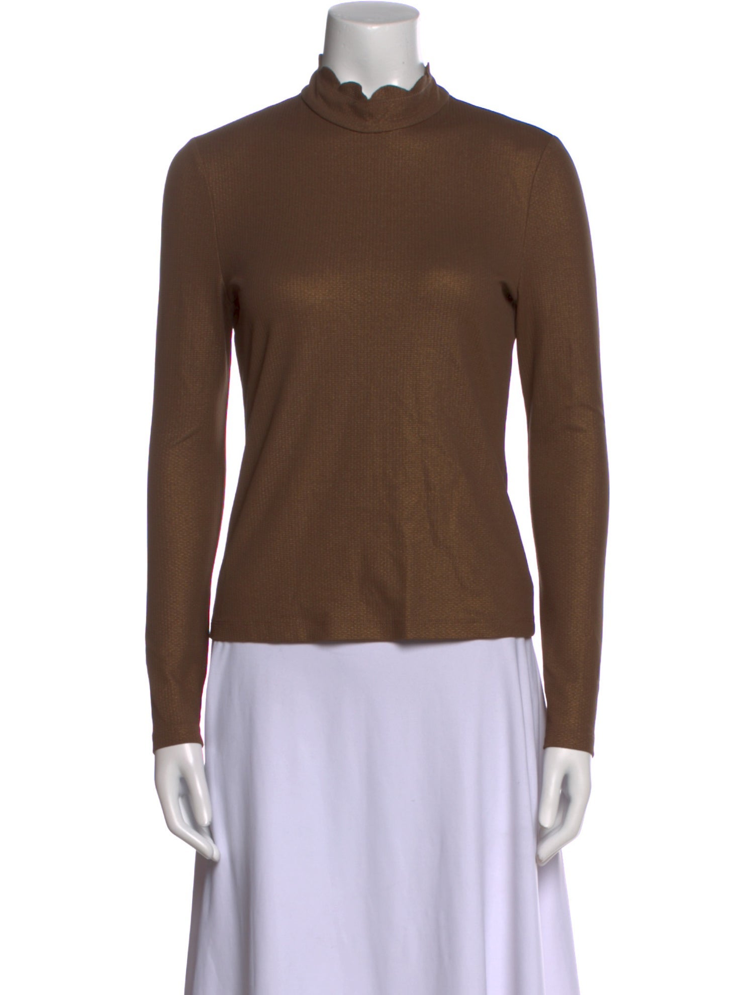 Marysia Resort Mock Neck Long Sleeve Top
