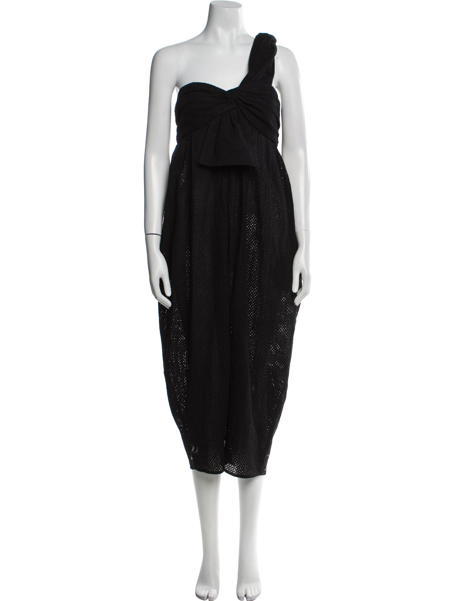 Marysia Resort One-Shoulder Midi Length Dress w/ Tags