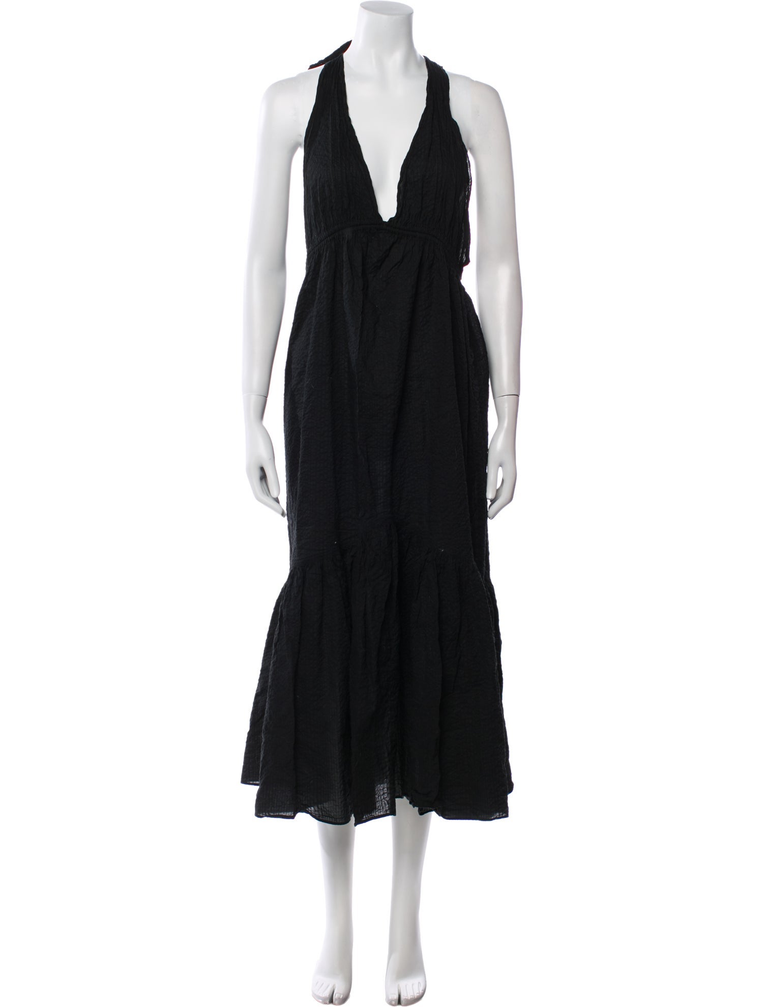 Marysia Resort V-Neck Midi Length Dress