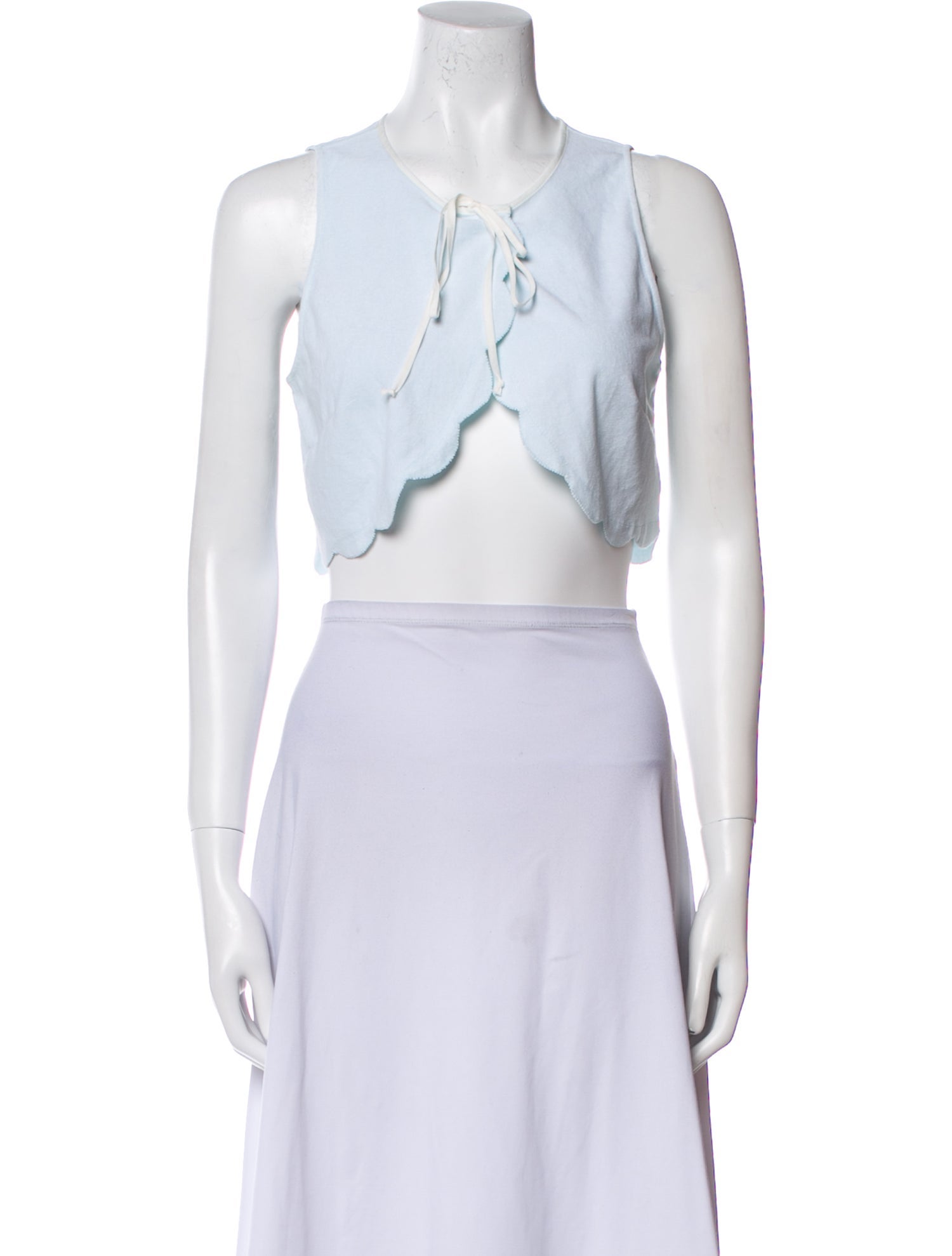 Marysia Resort V-Neck Sleeveless Crop Top