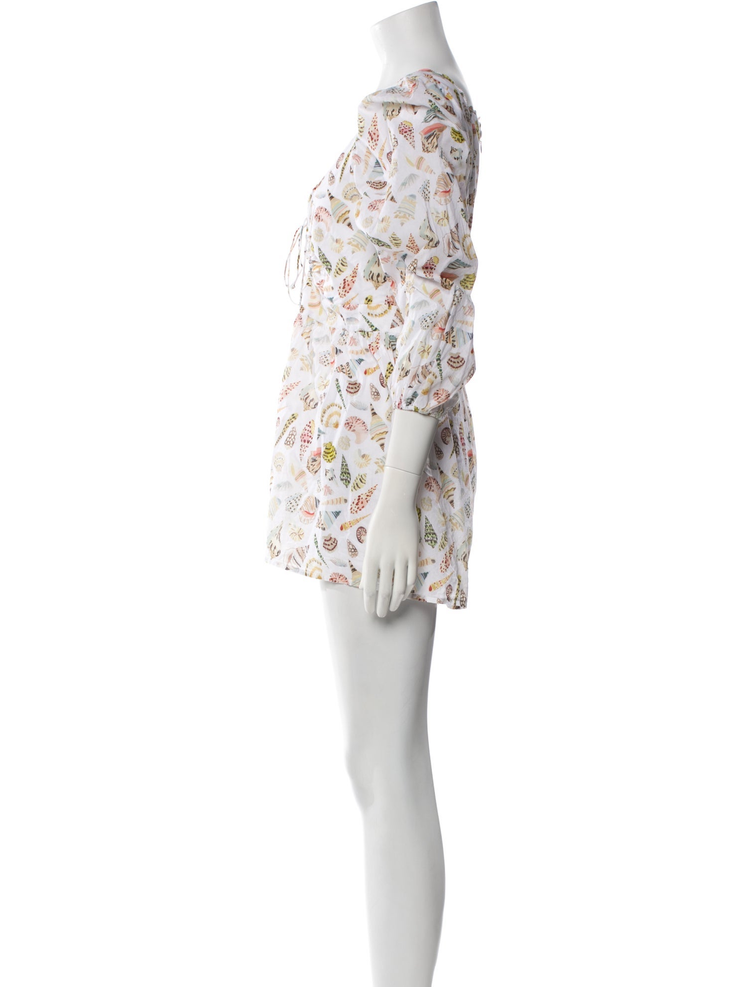 Marysia Resort Printed Cowl Neck Romper