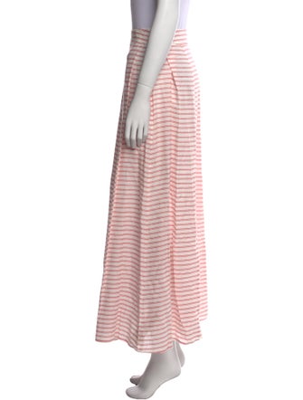 Marysia Resort Striped Midi Length Skirt